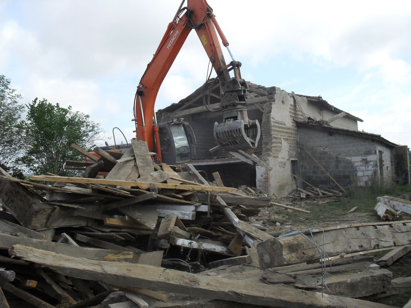 Deconstruction de bâtiment